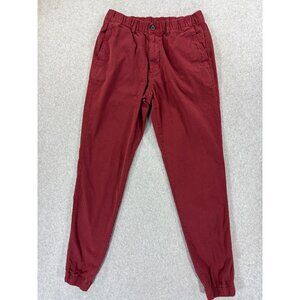 Bearbottom Cotton Blend Jogger‎ Pants (Men's Medium Tall) Maroon